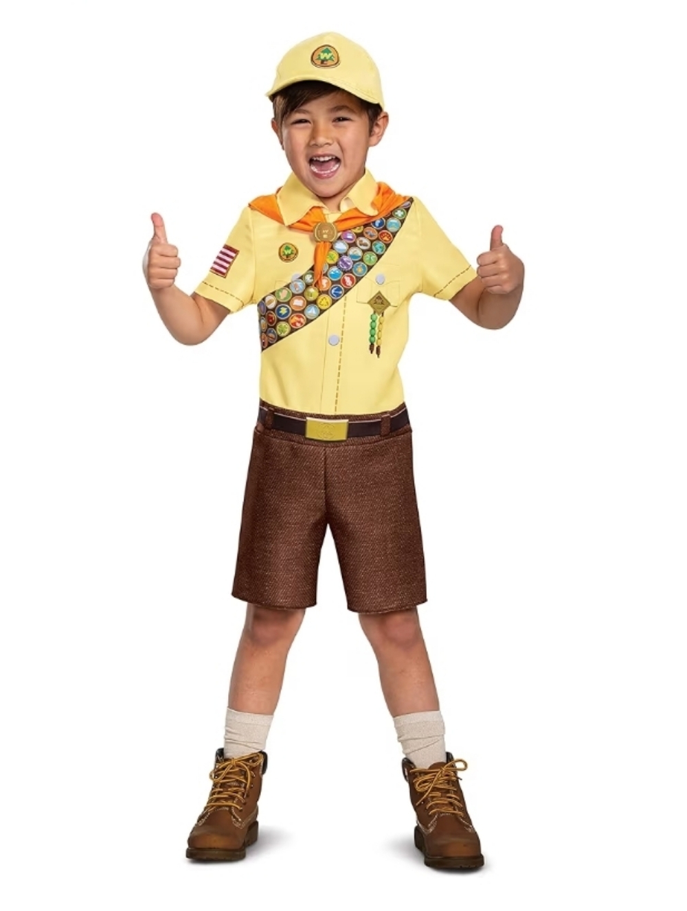 Disguise Russell from Up Costume, Disney Pixar Movie Character Outfit M (7-8)